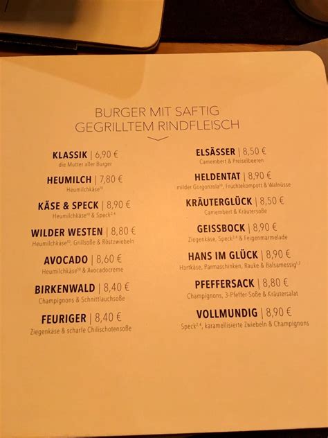 hans im gluck menu|Hans im Glück Göttingen Delivery 